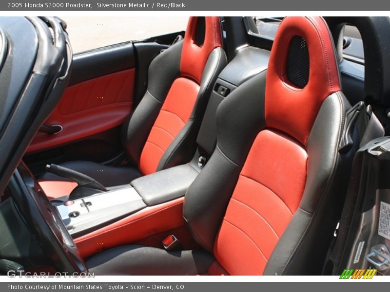 Silverstone Metallic / Red/Black 2005 Honda S2000 Roadster