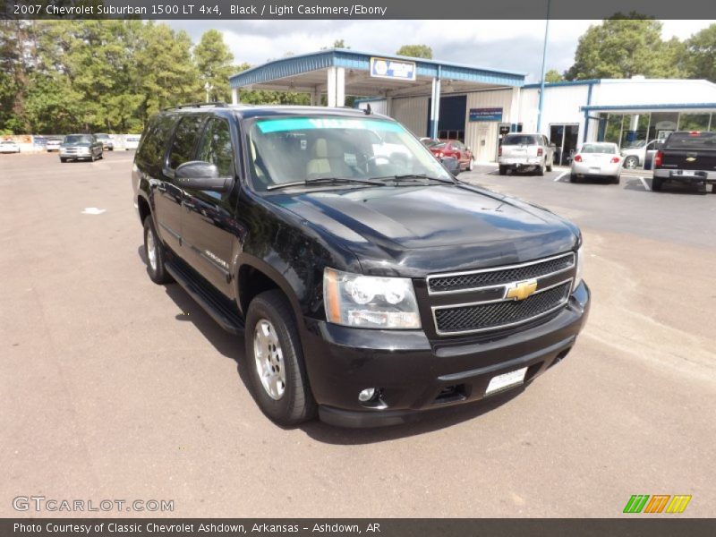 Black / Light Cashmere/Ebony 2007 Chevrolet Suburban 1500 LT 4x4