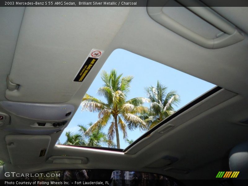 Brilliant Silver Metallic / Charcoal 2003 Mercedes-Benz S 55 AMG Sedan