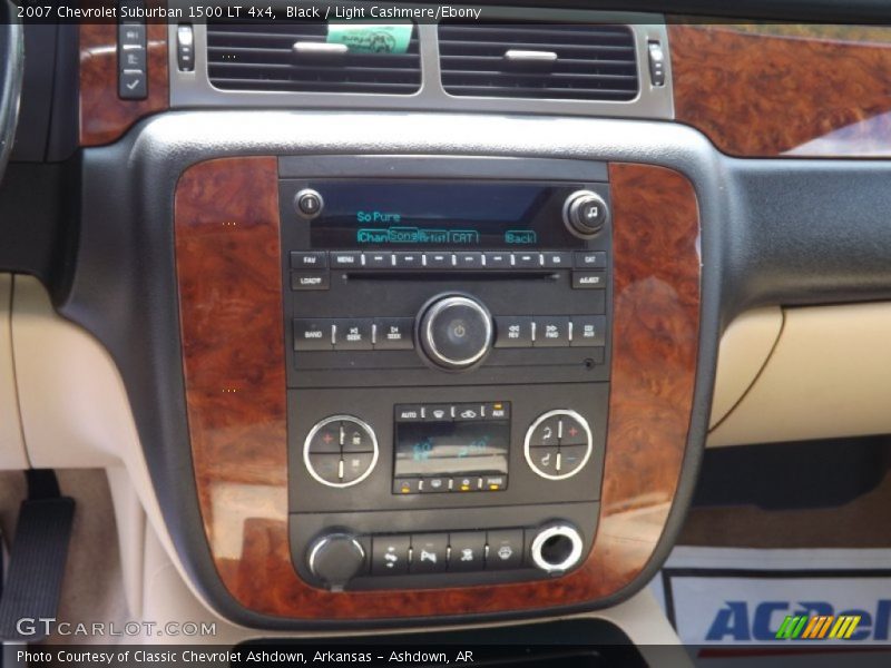 Black / Light Cashmere/Ebony 2007 Chevrolet Suburban 1500 LT 4x4