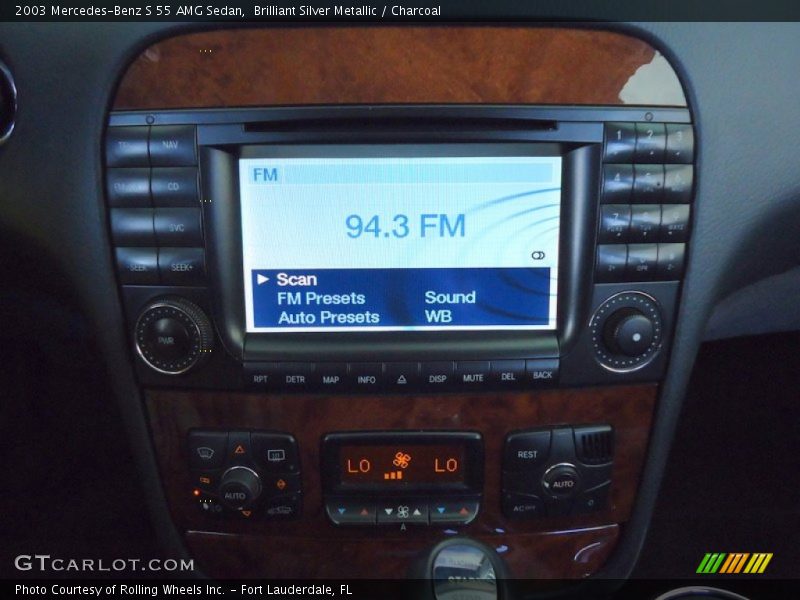 Brilliant Silver Metallic / Charcoal 2003 Mercedes-Benz S 55 AMG Sedan