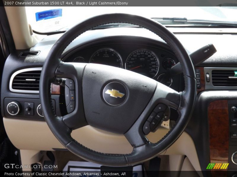 Black / Light Cashmere/Ebony 2007 Chevrolet Suburban 1500 LT 4x4