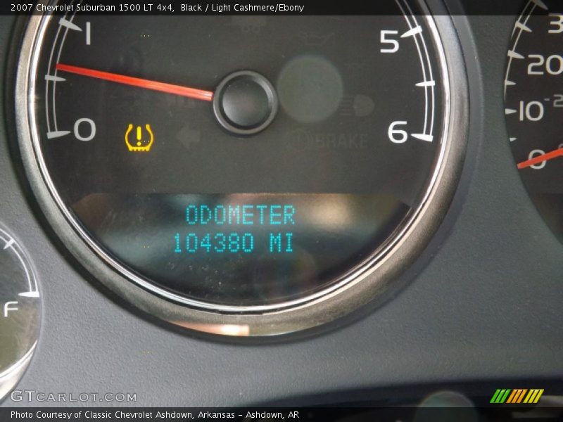 Black / Light Cashmere/Ebony 2007 Chevrolet Suburban 1500 LT 4x4