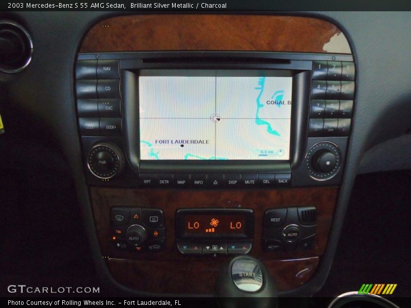 Navigation of 2003 S 55 AMG Sedan