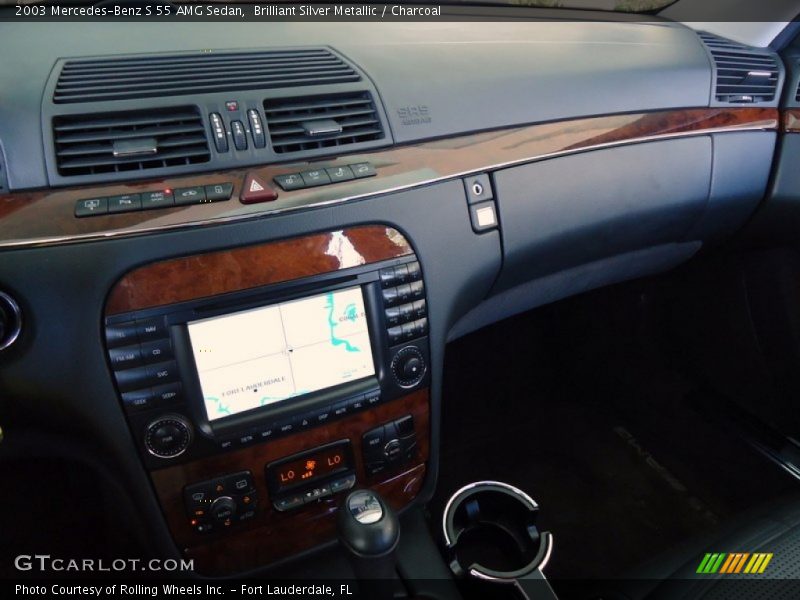 Brilliant Silver Metallic / Charcoal 2003 Mercedes-Benz S 55 AMG Sedan