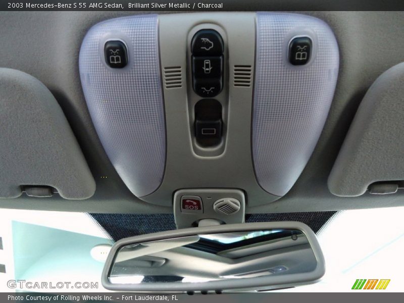 Controls of 2003 S 55 AMG Sedan