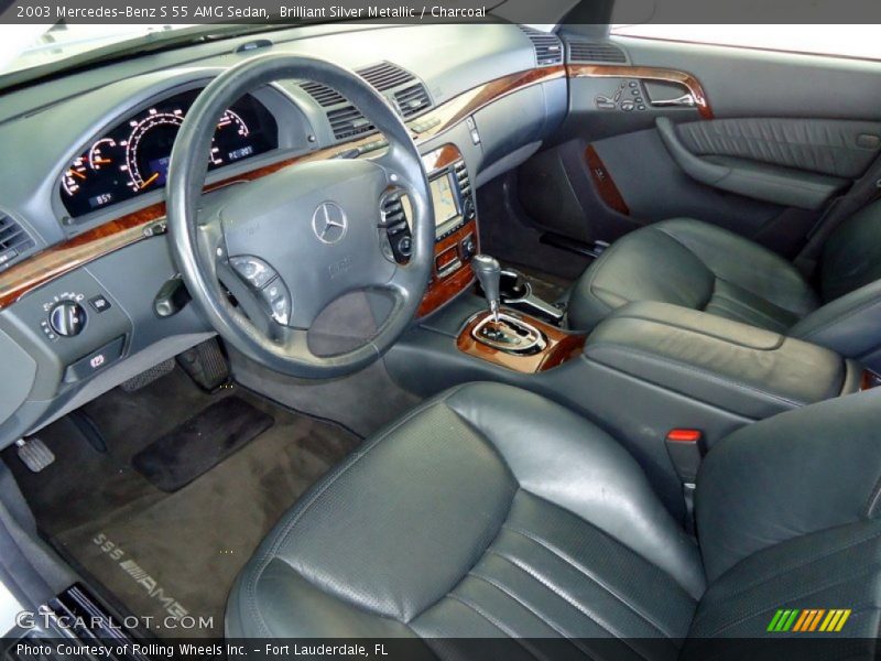 Charcoal Interior - 2003 S 55 AMG Sedan 