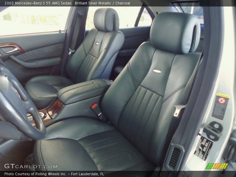 Front Seat of 2003 S 55 AMG Sedan