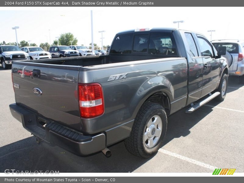 Dark Shadow Grey Metallic / Medium Graphite 2004 Ford F150 STX SuperCab 4x4