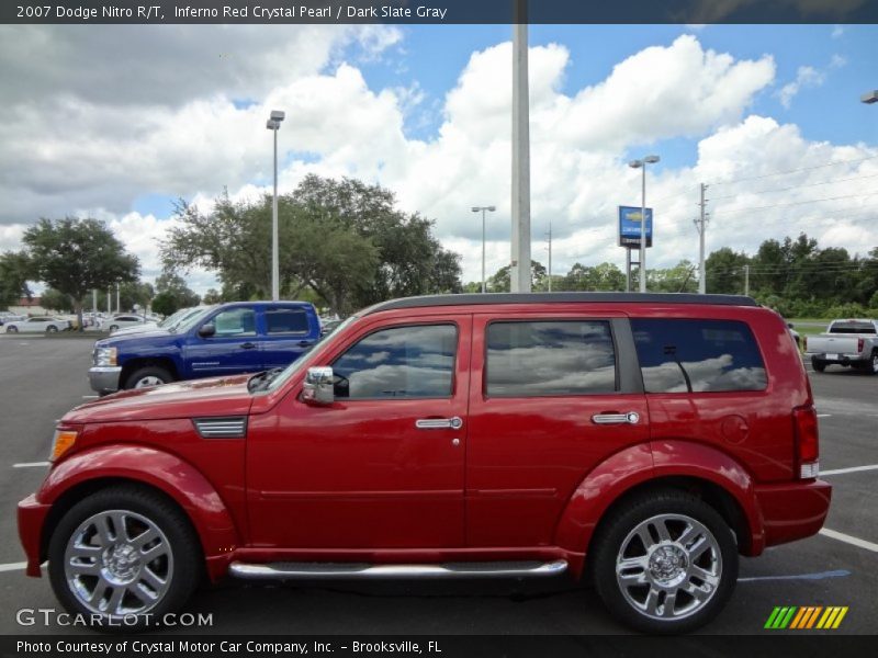 Inferno Red Crystal Pearl / Dark Slate Gray 2007 Dodge Nitro R/T