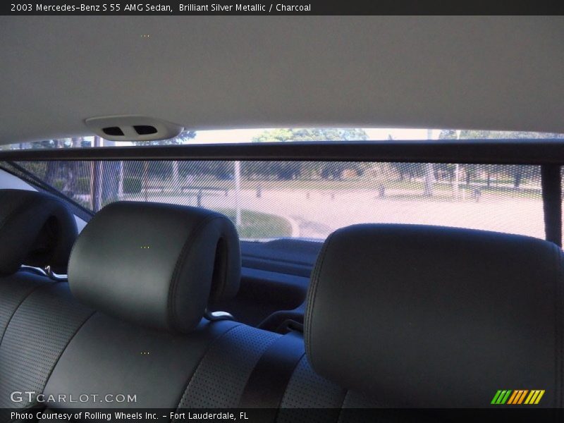 Brilliant Silver Metallic / Charcoal 2003 Mercedes-Benz S 55 AMG Sedan
