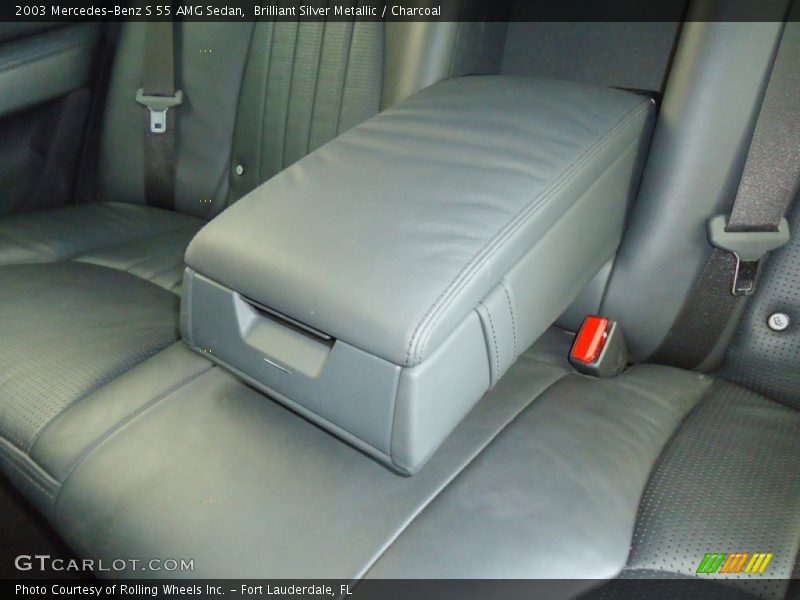 Brilliant Silver Metallic / Charcoal 2003 Mercedes-Benz S 55 AMG Sedan