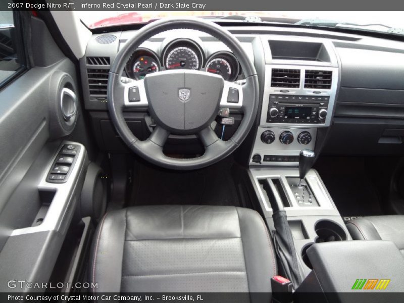 Inferno Red Crystal Pearl / Dark Slate Gray 2007 Dodge Nitro R/T