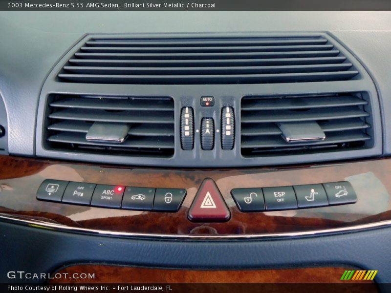 Controls of 2003 S 55 AMG Sedan