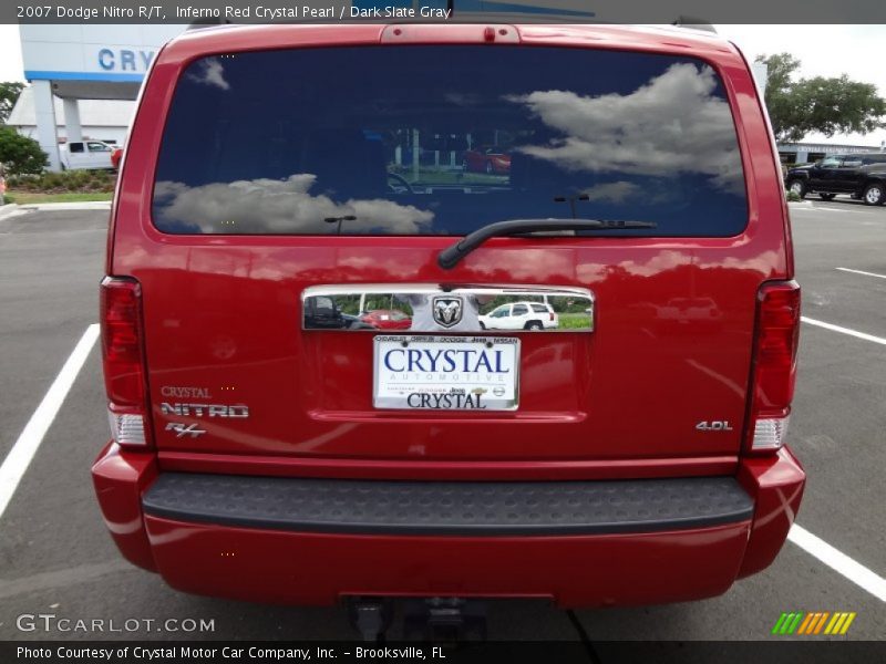Inferno Red Crystal Pearl / Dark Slate Gray 2007 Dodge Nitro R/T