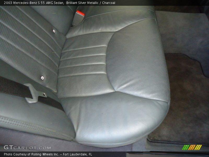 Brilliant Silver Metallic / Charcoal 2003 Mercedes-Benz S 55 AMG Sedan