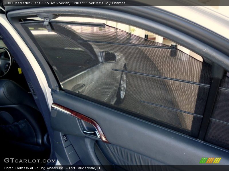 Brilliant Silver Metallic / Charcoal 2003 Mercedes-Benz S 55 AMG Sedan