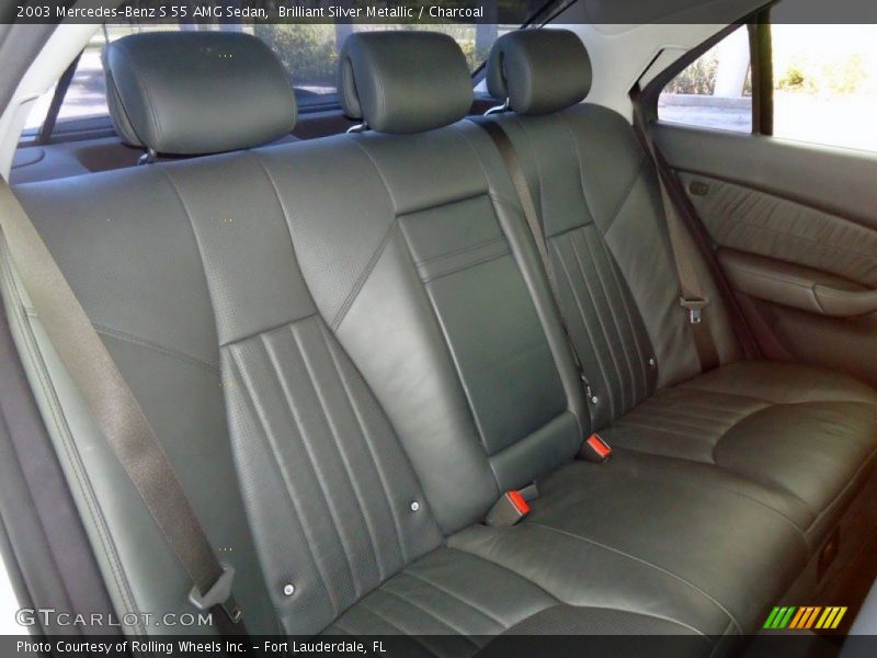 Rear Seat of 2003 S 55 AMG Sedan