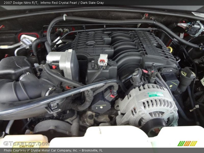 Inferno Red Crystal Pearl / Dark Slate Gray 2007 Dodge Nitro R/T