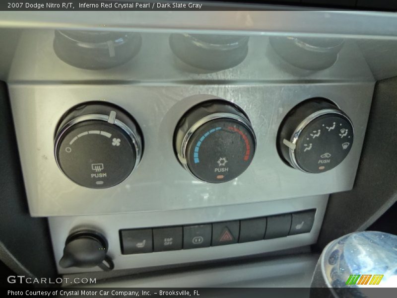 Inferno Red Crystal Pearl / Dark Slate Gray 2007 Dodge Nitro R/T