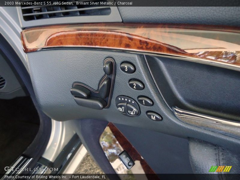 Controls of 2003 S 55 AMG Sedan