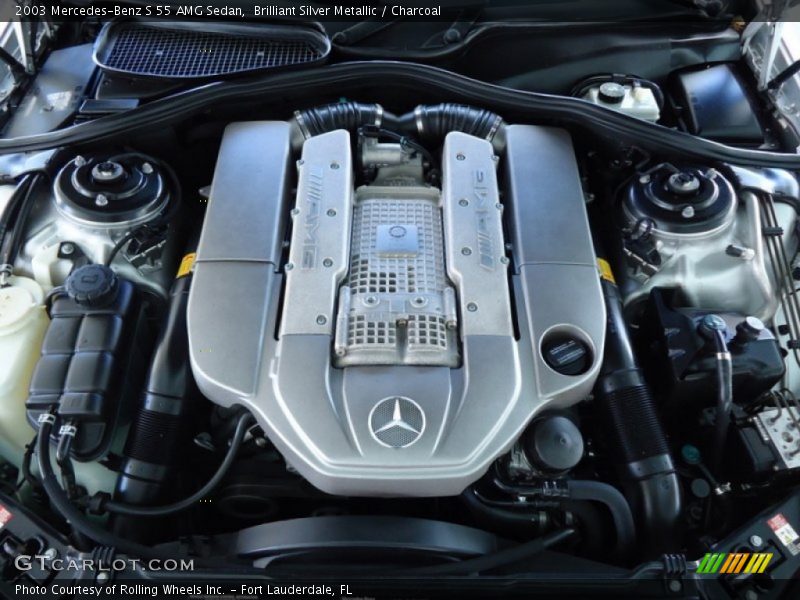  2003 S 55 AMG Sedan Engine - 5.4 Liter AMG Supercharged SOHC 24-Valve V8