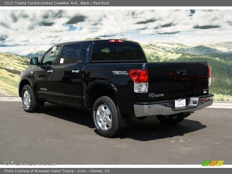 Black / Red Rock 2012 Toyota Tundra Limited CrewMax 4x4