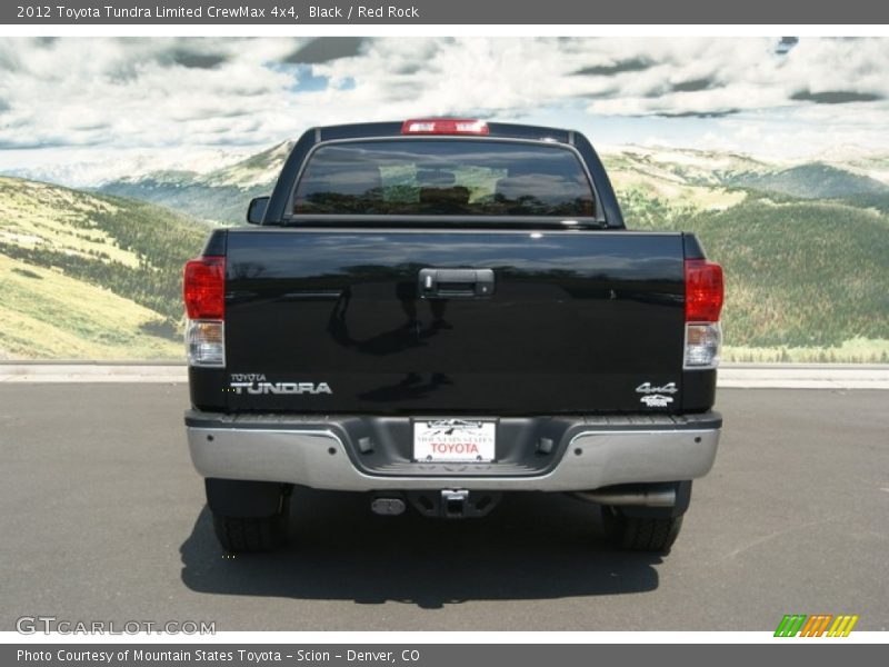 Black / Red Rock 2012 Toyota Tundra Limited CrewMax 4x4