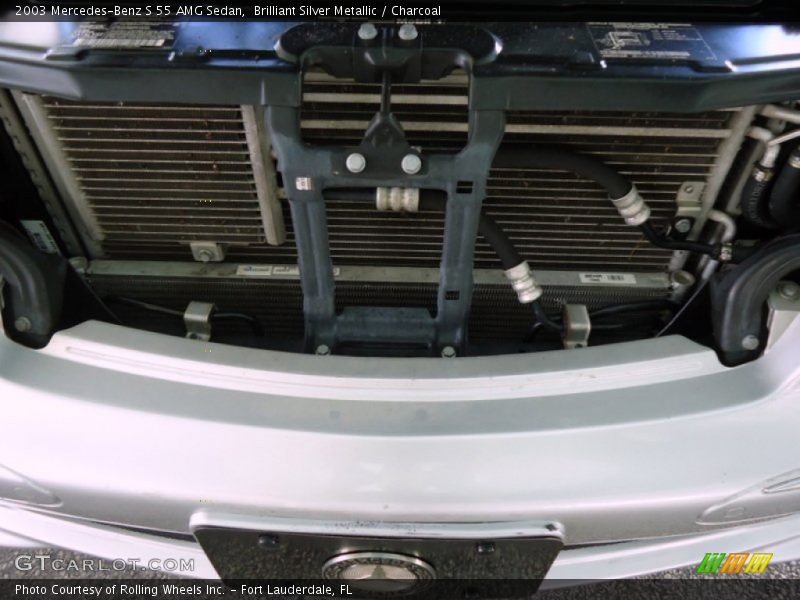 Brilliant Silver Metallic / Charcoal 2003 Mercedes-Benz S 55 AMG Sedan