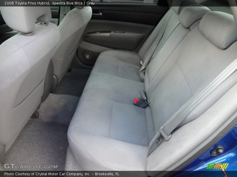 Spectra Blue Mica / Gray 2008 Toyota Prius Hybrid