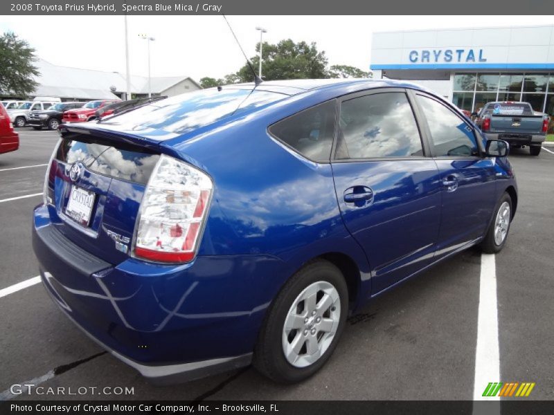 Spectra Blue Mica / Gray 2008 Toyota Prius Hybrid