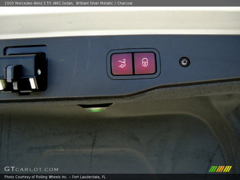 Brilliant Silver Metallic / Charcoal 2003 Mercedes-Benz S 55 AMG Sedan