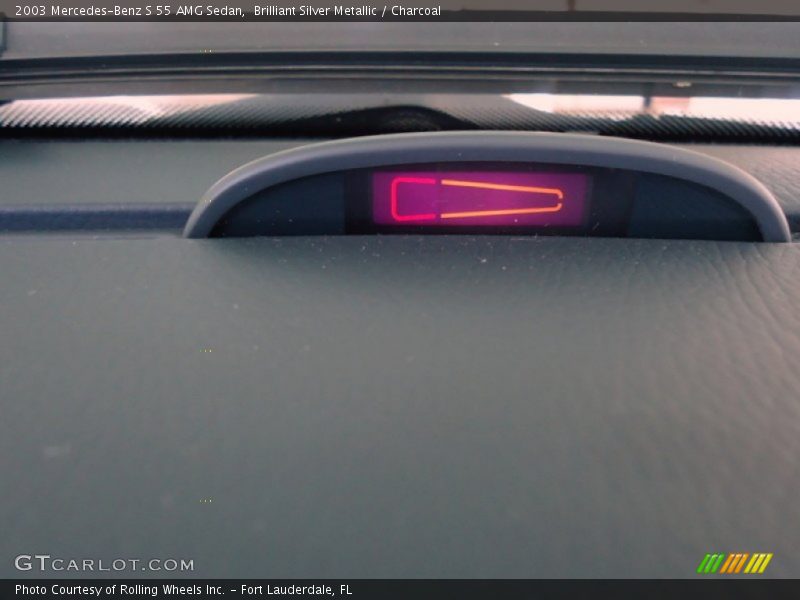 Brilliant Silver Metallic / Charcoal 2003 Mercedes-Benz S 55 AMG Sedan