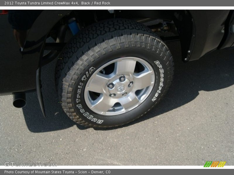 Black / Red Rock 2012 Toyota Tundra Limited CrewMax 4x4