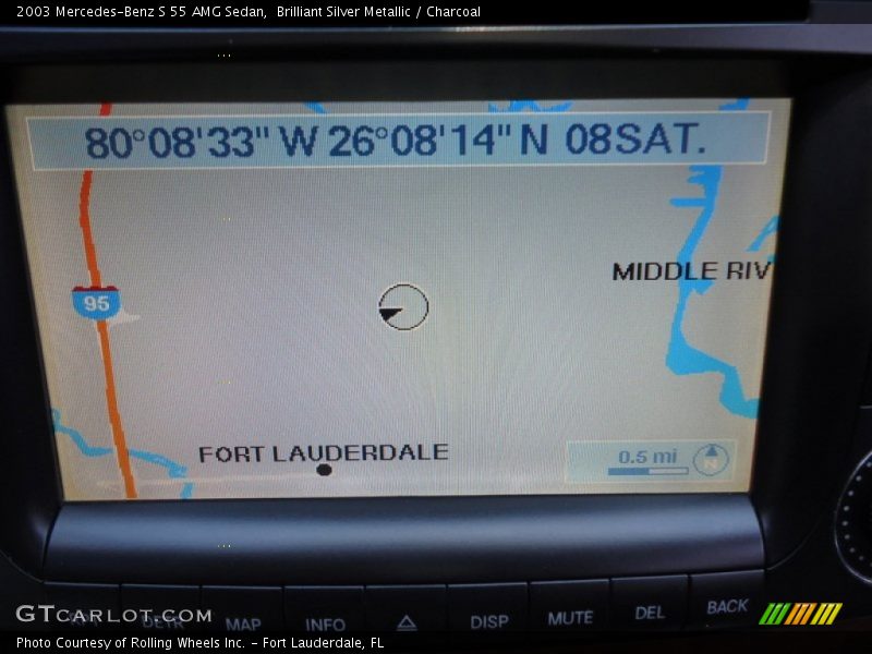 Brilliant Silver Metallic / Charcoal 2003 Mercedes-Benz S 55 AMG Sedan