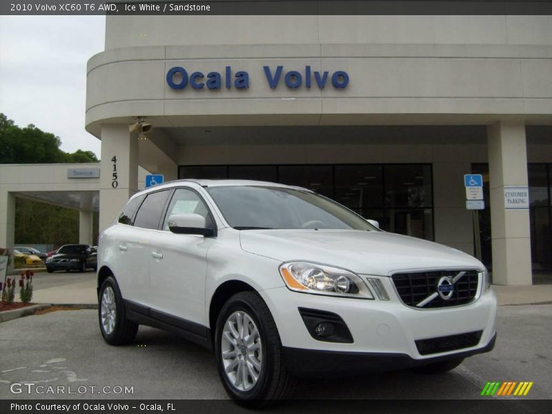 Ice White / Sandstone 2010 Volvo XC60 T6 AWD