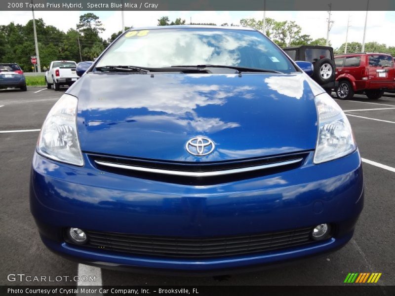 Spectra Blue Mica / Gray 2008 Toyota Prius Hybrid