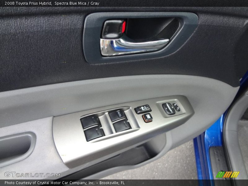 Spectra Blue Mica / Gray 2008 Toyota Prius Hybrid