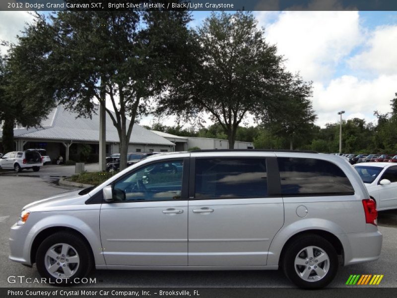 Bright Silver Metallic / Black/Light Graystone 2012 Dodge Grand Caravan SXT