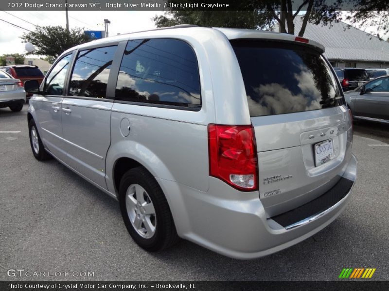 Bright Silver Metallic / Black/Light Graystone 2012 Dodge Grand Caravan SXT