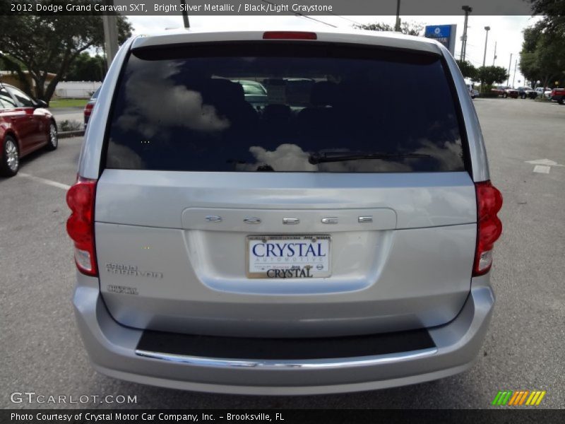 Bright Silver Metallic / Black/Light Graystone 2012 Dodge Grand Caravan SXT