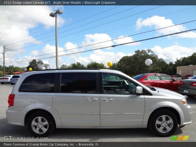 Bright Silver Metallic / Black/Light Graystone 2012 Dodge Grand Caravan SXT