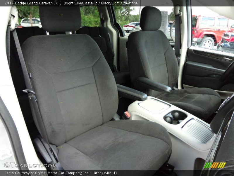 Bright Silver Metallic / Black/Light Graystone 2012 Dodge Grand Caravan SXT