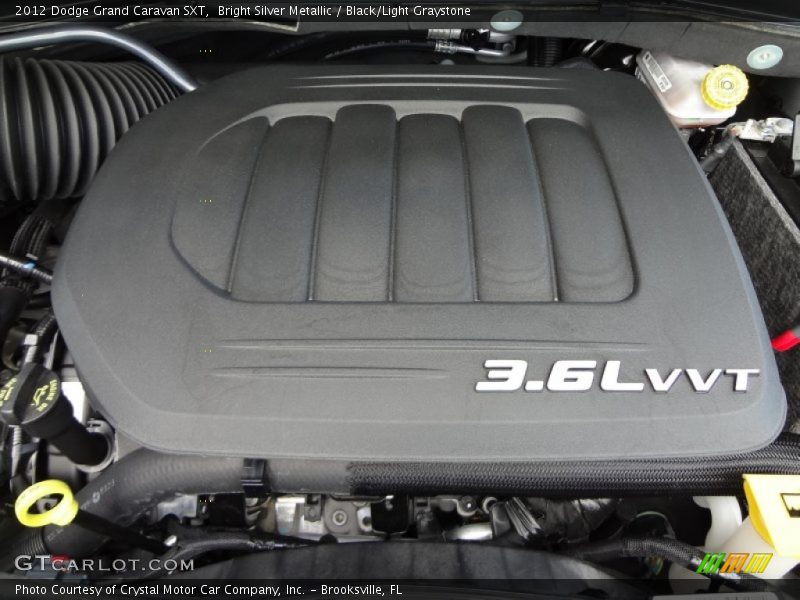 Bright Silver Metallic / Black/Light Graystone 2012 Dodge Grand Caravan SXT