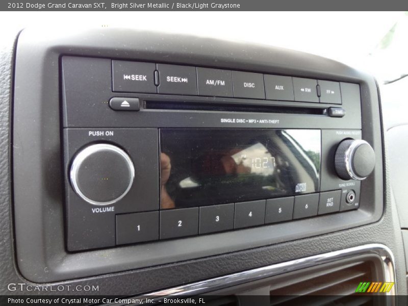 Bright Silver Metallic / Black/Light Graystone 2012 Dodge Grand Caravan SXT