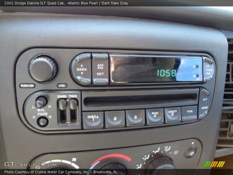 Controls of 2002 Dakota SLT Quad Cab