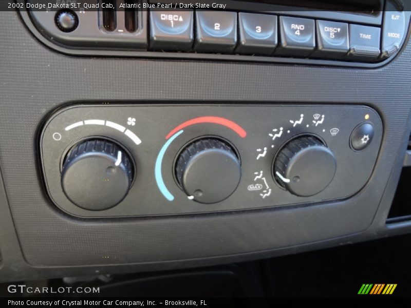 Controls of 2002 Dakota SLT Quad Cab