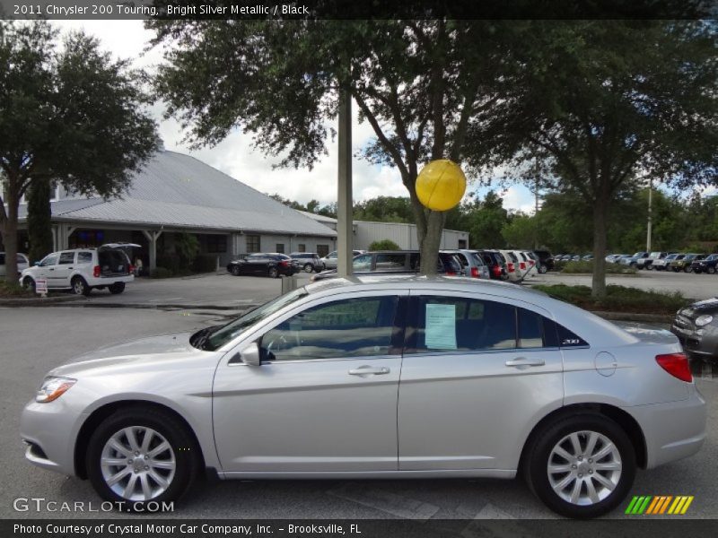 Bright Silver Metallic / Black 2011 Chrysler 200 Touring