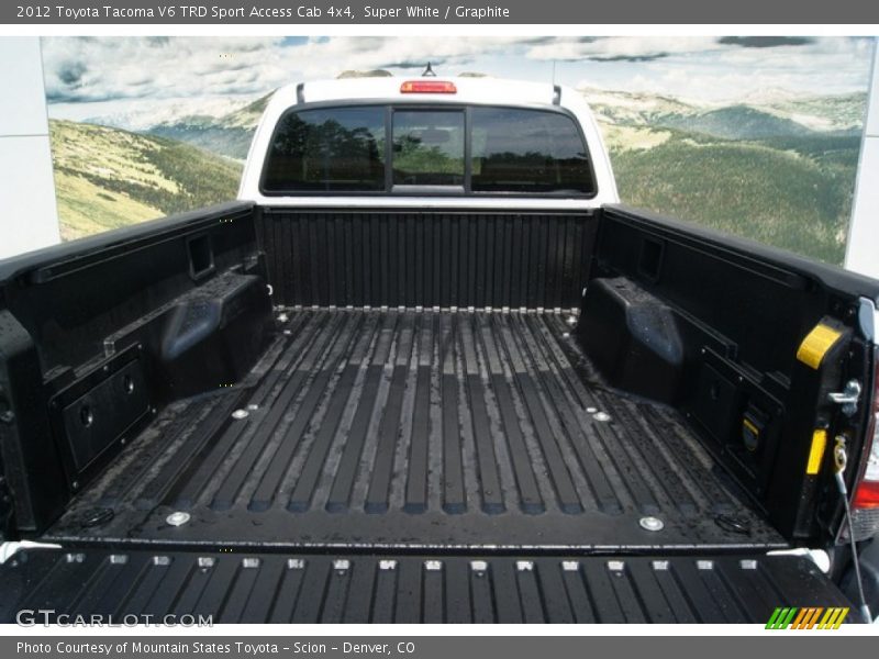 Super White / Graphite 2012 Toyota Tacoma V6 TRD Sport Access Cab 4x4