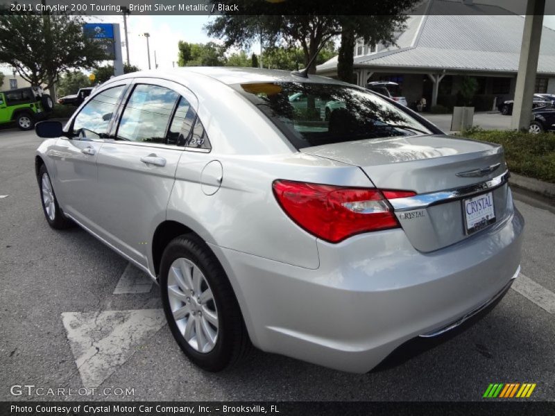 Bright Silver Metallic / Black 2011 Chrysler 200 Touring